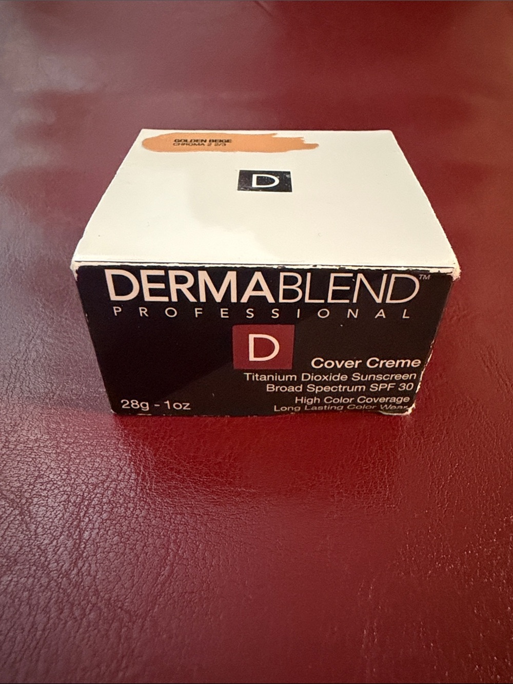 New Dermablend Cover Creme Golden Beige - Full coverage cream foundation SPF 30
